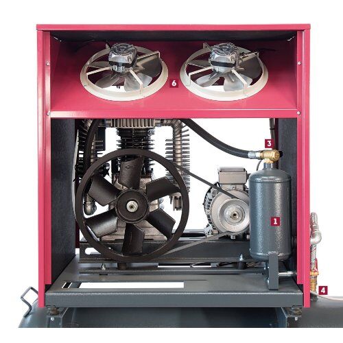  PROFI-LINE SILENT 400 Volt ELMAG Kompressor PROFI-LINE SILENT PL-HS 1080/15/3 D, m. Sterndreieckanlage 12414597