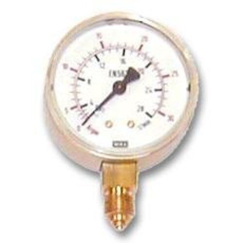  Schutzgasflaschen und -Armaturen Armaturen ELMAG Arbeitsdruckmanometer (Argon-CO2) Ø 63mm, 0-30 Ar/0-28 CO2 l/min. , AG 1/4 unten f. Druckregler z.Stahlflasche 12407798