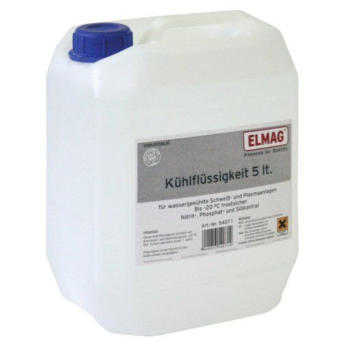  Kühlflüssigkeit ELMAG Kühlflüssigkeit BTC-15, 5 l bis -12° C f. wassergekühlte Schweißgeräte, silikonfrei 12407725