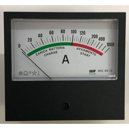  Lade-Startgeräte und Stationen-Zubehör ELMAG Amperemeter 0-1000 A. 95x85mm f. f. EUROSTART 2000 12407989