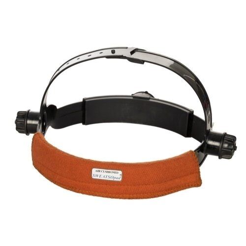  Hitzekopfschutz ELMAG Stirnschweißband waschbar WELDAS 20-3100V/17 SWATSOpad braun z.Kopfband, m. Klettverschluss, L=17 cm, (2 Stk. Pack.) 12408323