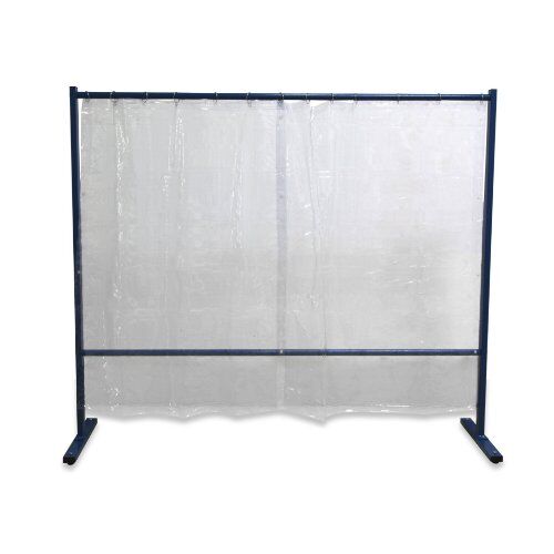  1-teilig ELMAG Schweißerschutzwand 1-tlg., m. Folienvorhang, glasklar, DIN S0 12408567