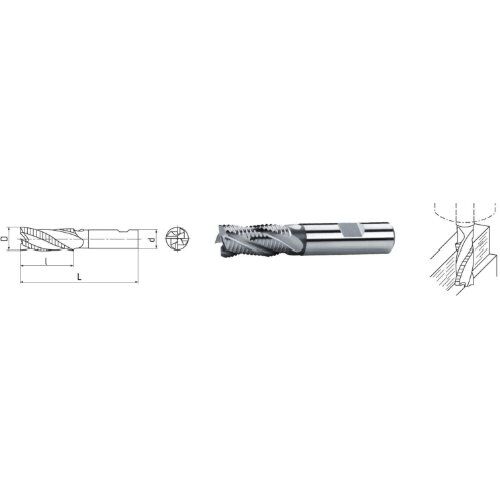  HSS Co8 - Typ NR ELMAG HSS Co8-Schaftfräser DIN 844 Ø 9,0mm (kurz) 12415854