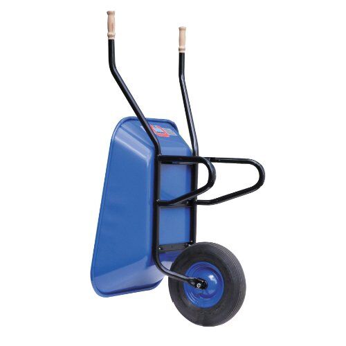  Schubkarren müba-Schubkarre Fagro F85, blau lackierte Mulde (85L) mit ganzer Drahteinlage 12444252