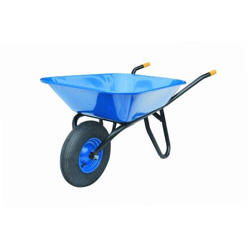  Schubkarren müba-Schubkarre Fagro F85, blau lackierte Mulde (85L) mit ganzer Drahteinlage 12444252