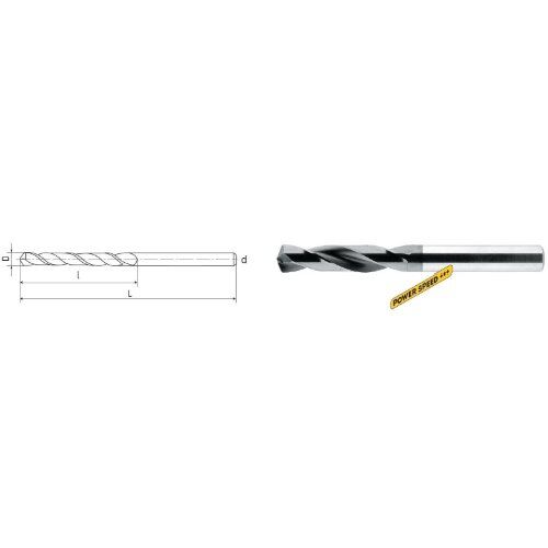  AlTiN VHM - Typ N ELMAG VHM-Spiralbohrer DIN 6537K, AlTiN Ø 12,5 mm 12415971