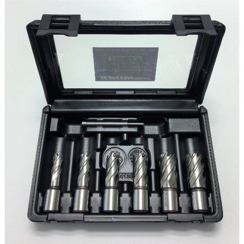  Bohrerkassetten ELMAG HSS-Kernbohrer-Set, 7-tlg. f. MAGPRO-Maschinen Ø 12,14,16,18,20,22 mm, inkl. Zentrierstift 12417851