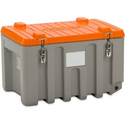  445 - Werkzeugboxen Cemo CEMbox 150 l, grau/orange, 80x60x53 cm 12383806