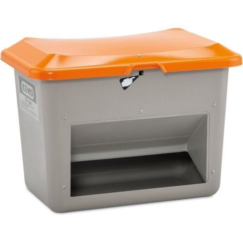  505 - Streugutbehälter Cemo Streugutbehälter PLUS3 200 l m. Entnahme, grau/orange 12384949
