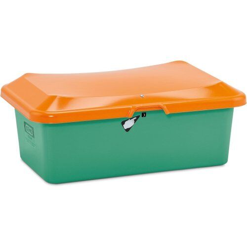 505 - Streugutbehälter Cemo Streugutbehälter PLUS3 100 l o. Entnahme, grün/orange 12384956