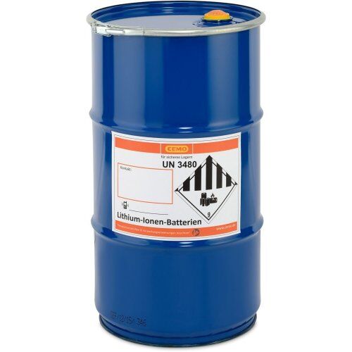  150 - Altbatteriebehälter Cemo Akku-Sicherheitstonne 60 l, kpl., 38x38x66 cm 12383781