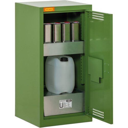  160 - Schadstoffsammelstation Cemo PSM-Schrank 5/10 RAL 6011, 50x50x100 cm 12383755