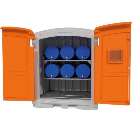  160 - Schadstoffsammelstation Cemo PE-Gefahrstoffdepot 220/2, 160x114x198 cm 12383759