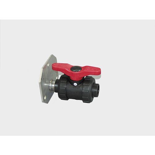  410 - GFK-Fässer Cemo PP-Kugelhahn R 1" m. Flansch 75 mm 12384871