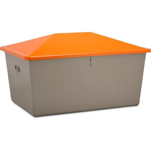  505 - Streugutbehälter Cemo Streugutbehälter 2200 l o. Entnahme, grau/orange 12384999