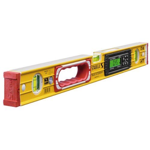  Elektronische Wasserwaagen Stabila Elektronik-Wasserwaage TECH 196 electronic IP 65, 61 cm, mit 2 Digital-Displays und Wasserwaagen-Tasche 12383353
