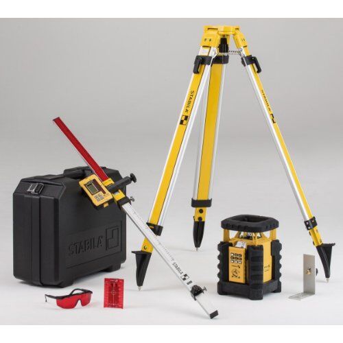  Rotationslaser Stabila Rotationslaser LAR 350 mit manueller 2-Achsen-Neigung, 9-teiliges Set 12383404