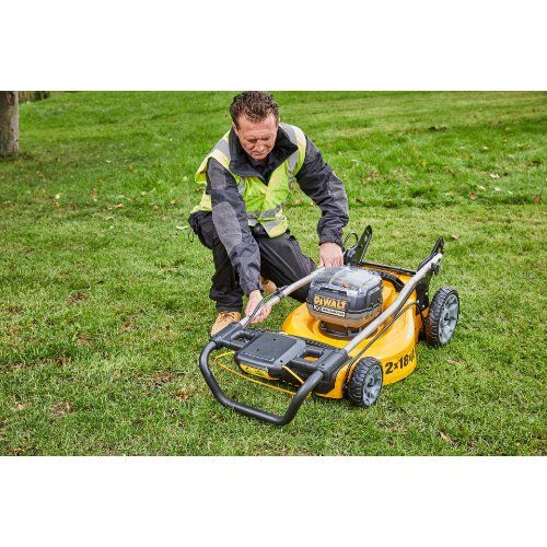  Ausstattung für Gartengeräte Rasenmäher Akku-Rasenmäher, 48cm, 2x18 Volt 12387893