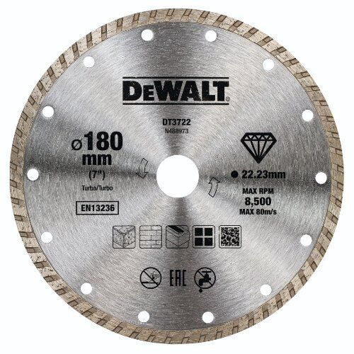  DE Sintered Blades- Tiles Diamanttrennscheibe Eco1 Turbo 180mm 12388983