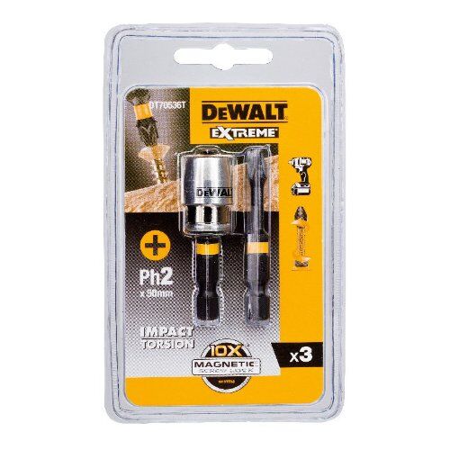 EXTREME Impact Torsion Phillips Schrauber-Bits Bit-Set 3-tlg. schlagf. Ph2 50mm 12388607