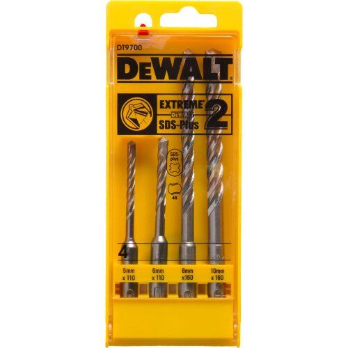  DE SDS-Plus EXTREME DEWALT 2 Bit Sets Hammerbohrer-Set 4-tlg. SDS-plus 12389701