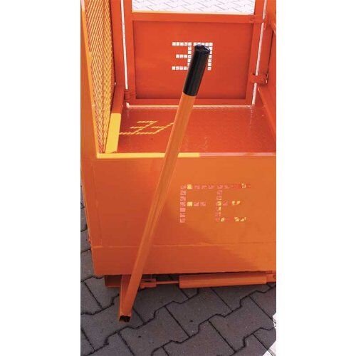  Arbeitsbühnen und Arbeitskörbe Arbeitsbühne 1073.1, 1225x1100 standardmäßig ohne Kettengehänge, engl. Ausf. Transport: 2 Personen 12391650