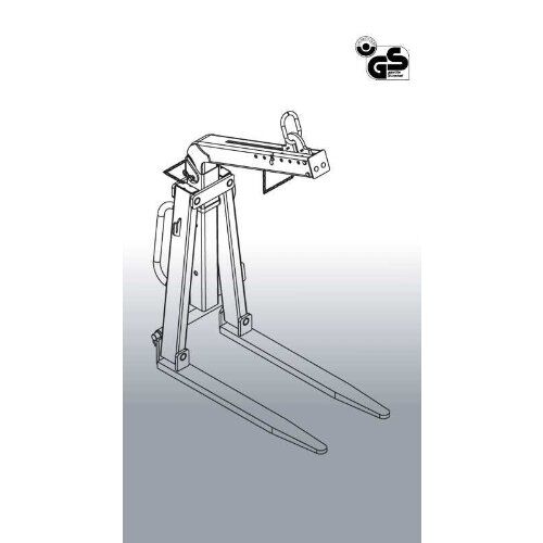  1052 Ladegabel Ladegabel 1052.7, Tragkraft 1000 kg, leichte Ausführung 12391631