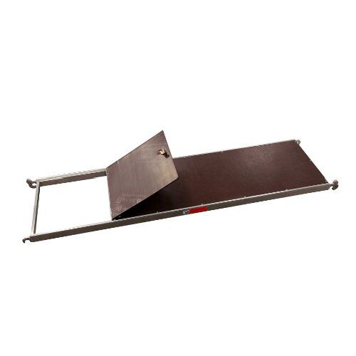  Einzelteile Alu-Dachkamingerüst müba-Aluminium-Durchgangsrahmen Typ F mit Klappe für Aluminium-Fahrgerüst, Länge 2,50 m 12444677
