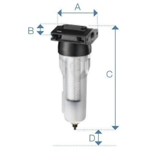  Aktivkohlefilter Serie V ELMAG Aktivkohlefilter inkl. man. Ableiter V84, 8.400 l/min., IG 1 1/2" 12411381