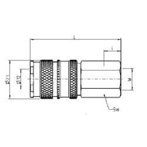  HIGH FLOW ELMAG Stahlkupplung HIGH FLOW DN 7,8, IG 3/8" 12411174