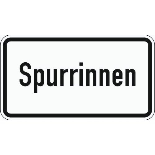  Zusatzzeichen Verkehrszeichen 1007-53 Spurrinnen 231x420 mm, Alu 2 mm, RA2 12358245