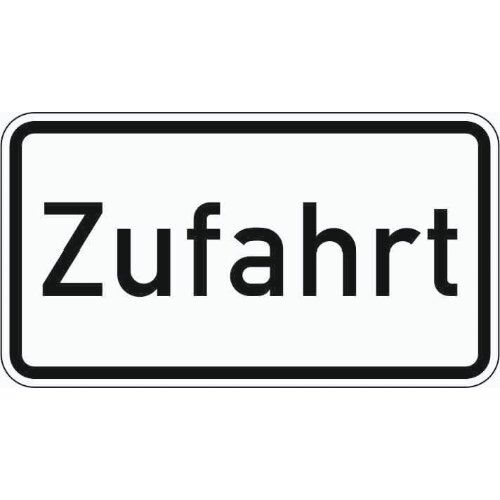  Zusatzzeichen Verkehrszeichen 1007-62 Zufahrt 231x420 mm, Alu 2 mm, RA2 12358238