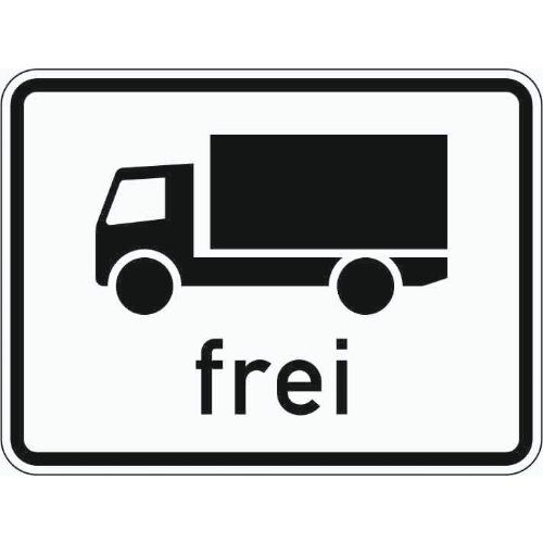 Zusatzzeichen Verkehrszeichen 1024-12 Kraftfahrzeuge m. einer zul. Gesamtmasse über 3,5t, 450x600 mm, Alu 2 mm, RA3 12357658