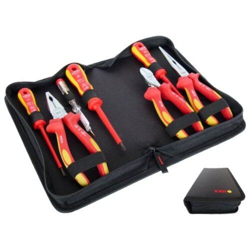  Zangen VDE-Zangen Zangensatz VDE Chrom MK-Griffe Plus 7tlg 12360865
