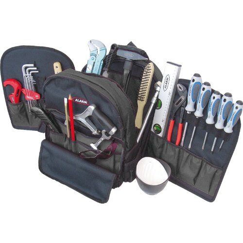  Sanitär-Werkzeugsortiment in Textiltasche Textiltasche 5-TRS, kpl. m. Sanitär-Azubi-Werkzeugpaket 5, 25tlg 12361487