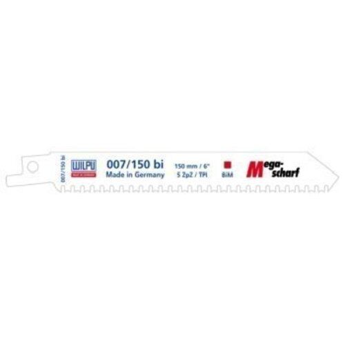 HSS Bimetall-Säbelsägeblatt 5-er Pack HSS Bimetall-Säbelsägeblatt, M-Zahnung L. 151 mm 12361435