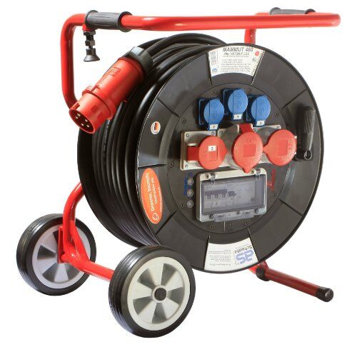  PROFI Kabeltrommel MAMMUT as-Schwabe PROFI-Trommel MAMMUT 460, 40m H07RN-F 5G6 mit Fahrgestell, IP44 12362158