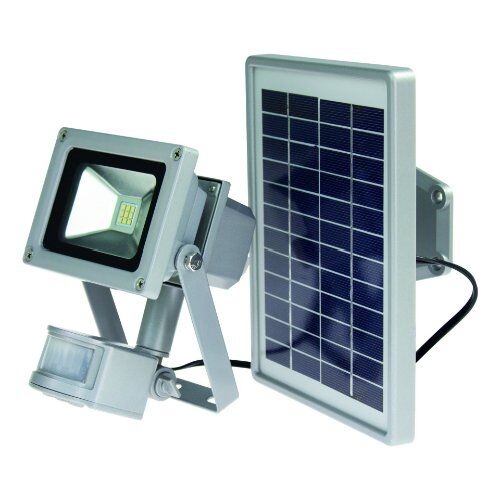  LED SolarLine as-Schwabe Solar CHIP-LED 10 W Akku-Strahler mit Bewegungsmelder 12362333