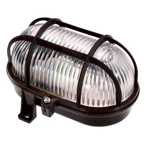  Oval und Rundleuchten as-Schwabe Oval-Leuchte 60W, schwarz, Fassung E27 12362360
