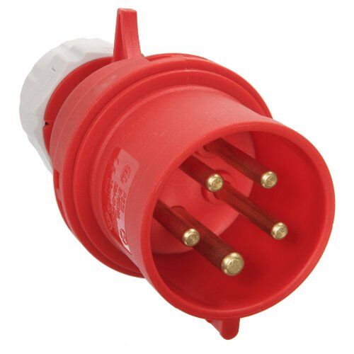  CEE Stecker und Kupplungen as-Schwabe CEE-Stecker 400V/16A, rot, 5-polig 12362081