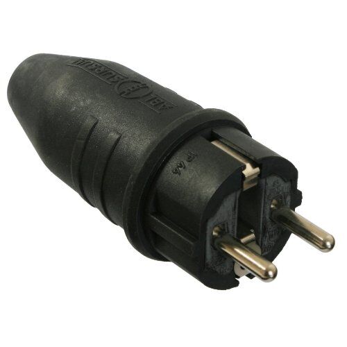  Steckvorrichtung 230V as-Schwabe Vollgummi-Stecker, schwere Ausführung, doppeltes Schukosystem 12362578