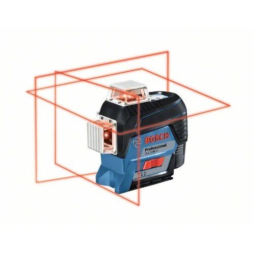  Linienlaser Bosch Linienlaser GLL 3-80 C, mit 4 x 1,5-V-LR6-(AA)-Batterien, Akku-Adapter 12369327
