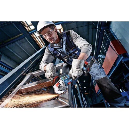  18V System Bosch Akku-Winkelschleifer BITURBO mit X-LOCK GWX 18V-15 SC 12368925