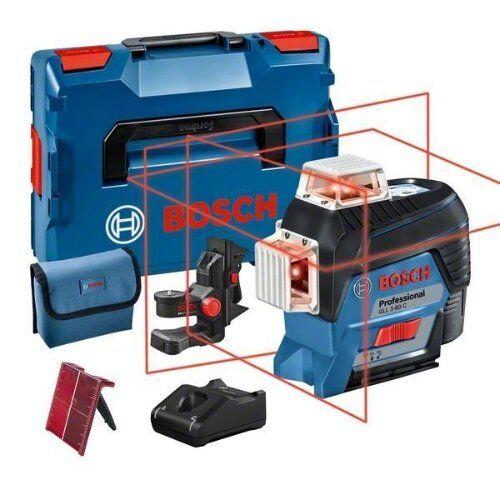  Linienlaser Bosch Linienlaser GLL 3-80 C, mit 1 x 2.0 Ah Li-Ion Akku, Halterung BM 1, L-BOXX 12369321