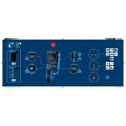  Ortungsgeräte Bosch Ortungsgerät Wallscanner D-tect 200 C mit 1x Akku GBA 12V 2.0Ah 12369333
