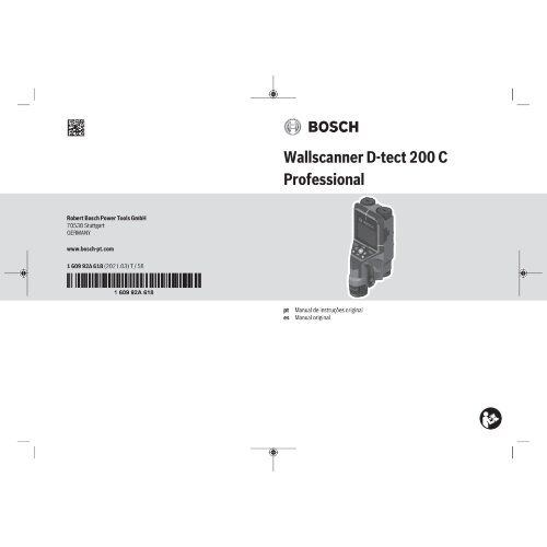  Ortungsgeräte Bosch Ortungsgerät Wallscanner D-tect 200 C mit 1x Akku GBA 12V 2.0Ah 12369333