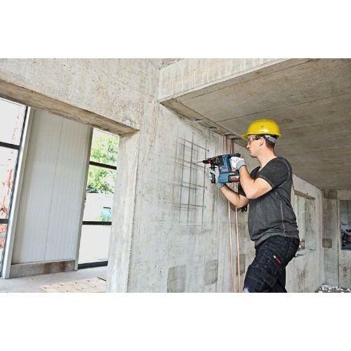  18V System Bosch Akku-Bohrhammer mit SDS-plus GBH 18V-26 F, mit 2 x 5.0 Ah Li-Ion Akku, L-BOXX 12369422