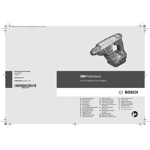  Akku-Geräte 18V System Bosch Akku-Bohrhammer mit SDS-plus GBH 18 V-LI Compact, Solo Version 12369431