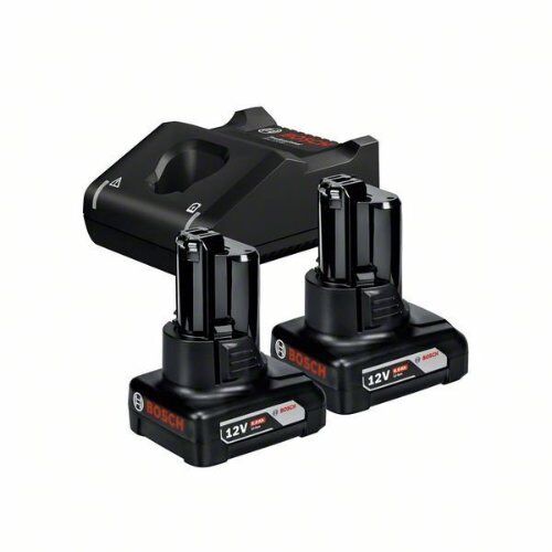  12V System Bosch Akku Starter-Set: 2 x GBA 12 Volt, 6.0 Ah und GAL 12V-40 12369395