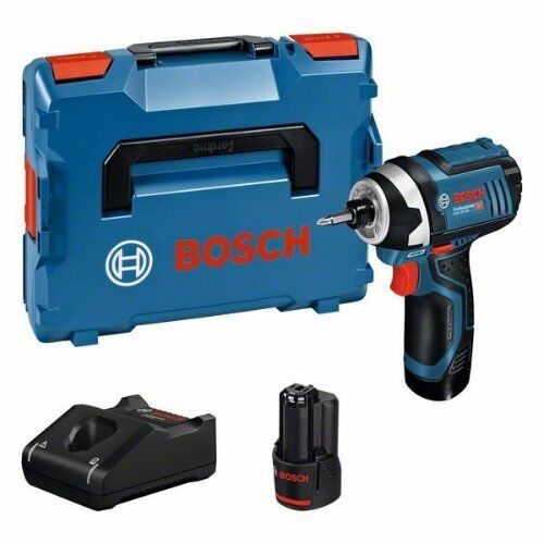  Akku-Drehschlagschrauber Bosch Akku-Drehschlagschrauber GDR 12V-105, mit 2 x 2.0 Ah Li-Ion Akku, L-BOXX 12369296